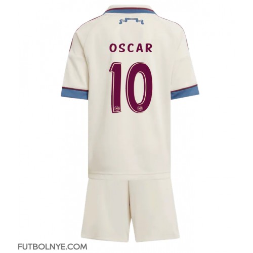 Camiseta Ajax Oscar Gloukh #10 Tercera Equipación para niños 2025-26 manga corta (+ pantalones cortos)